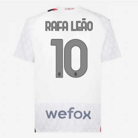 Camisolas AC Milan Rafael Leao 10 2º Equipamento Alternativa 2023-24 Manga Curta